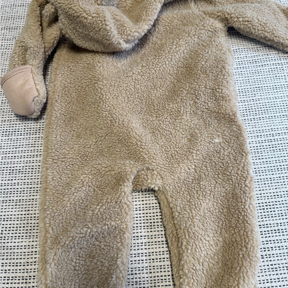 Baby Gap Cozy Tan Sherpa One Piece